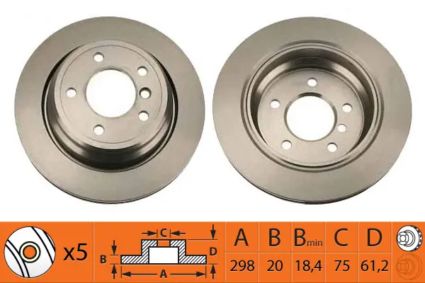 SB féktárcsa - BR32108T - TothCarparts