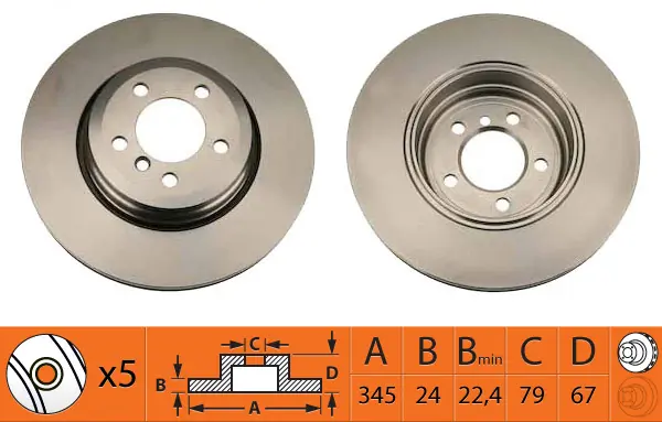 SB féktárcsa - BR32114T - TothCarparts