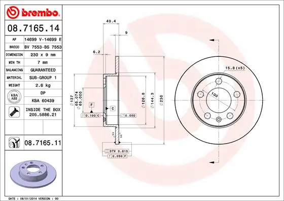 BRECO féktárcsa - BS 7553 - TothCarparts