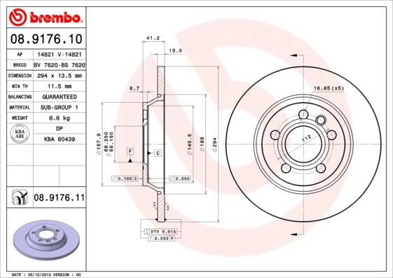 BRECO féktárcsa - BS 7620 - TothCarparts