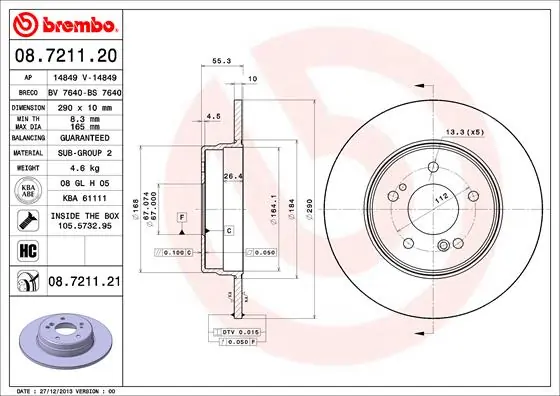 BRECO féktárcsa - BS 7640 - TothCarparts