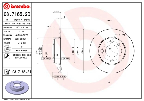 BRECO féktárcsa - BS 7687 - TothCarparts