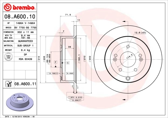 BRECO féktárcsa - BS 7755 - TothCarparts