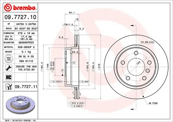 BRECO féktárcsa - BS 8337 - TothCarparts