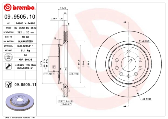 BRECO féktárcsa - BS 8513 - TothCarparts
