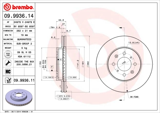 BRECO féktárcsa - BS 8597 - TothCarparts