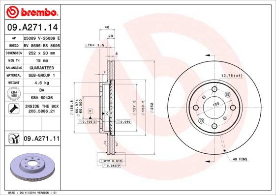 BRECO féktárcsa - BS 8695 - TothCarparts