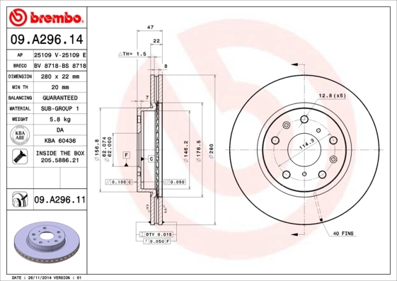 BRECO féktárcsa - BS 8718 - TothCarparts