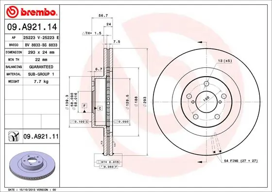 BRECO féktárcsa - BS 8833 - TothCarparts