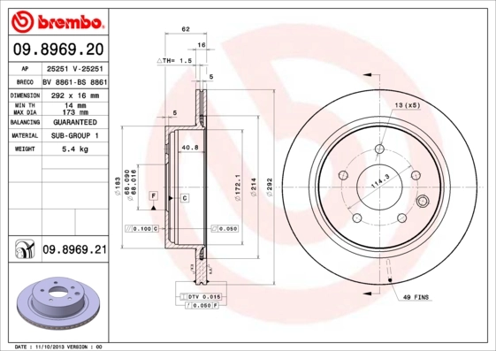 BRECO féktárcsa - BS 8861 - TothCarparts