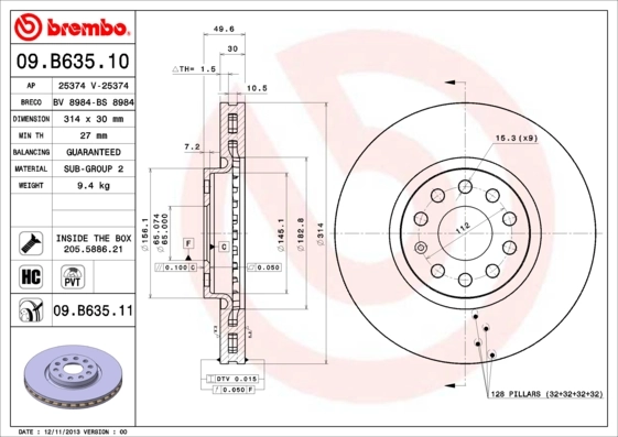 BRECO féktárcsa - BS 8984 - TothCarparts