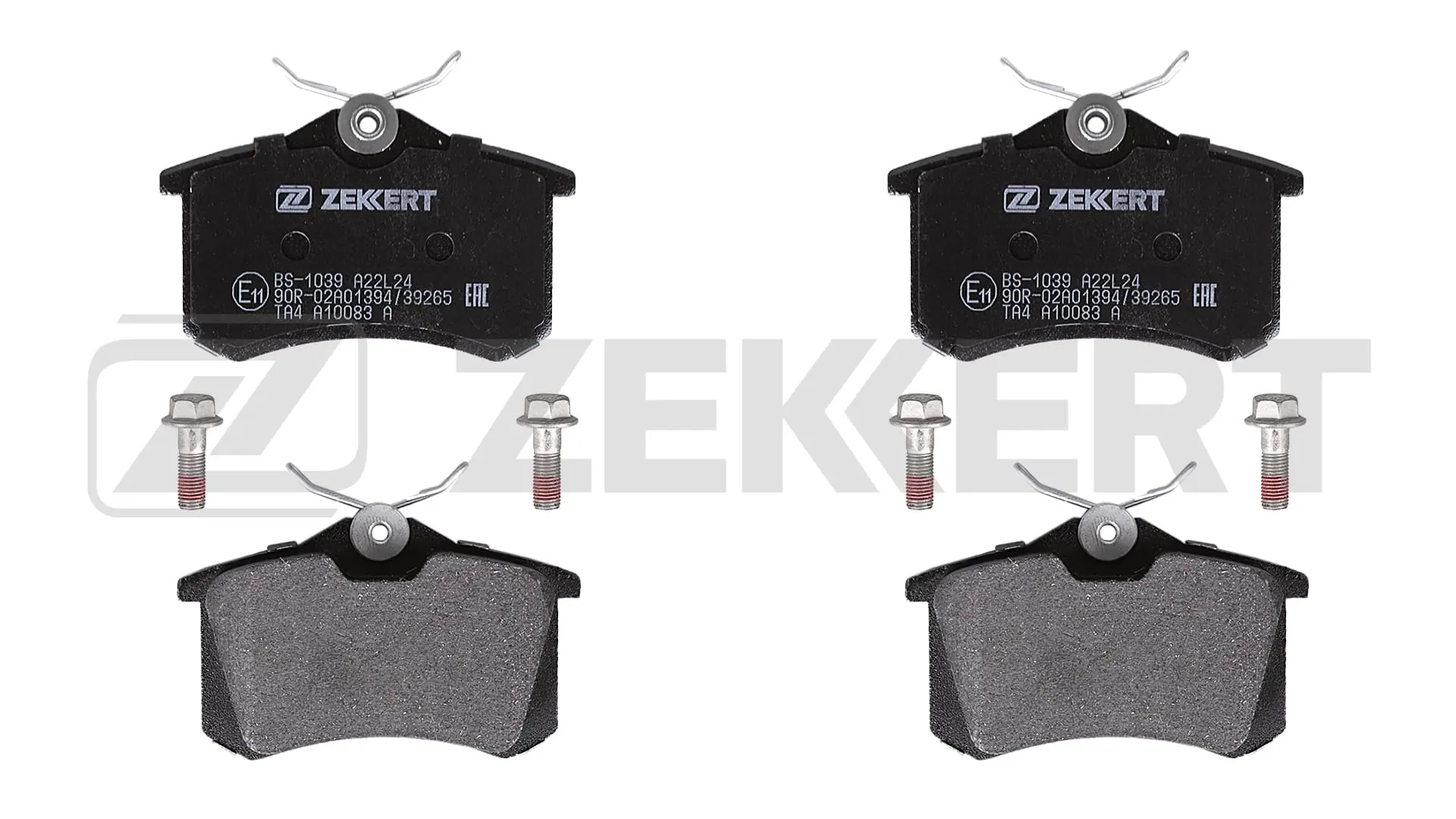 ZEKKERT fékbetétkészlet, tárcsafék - BS-1039 - TothCarparts