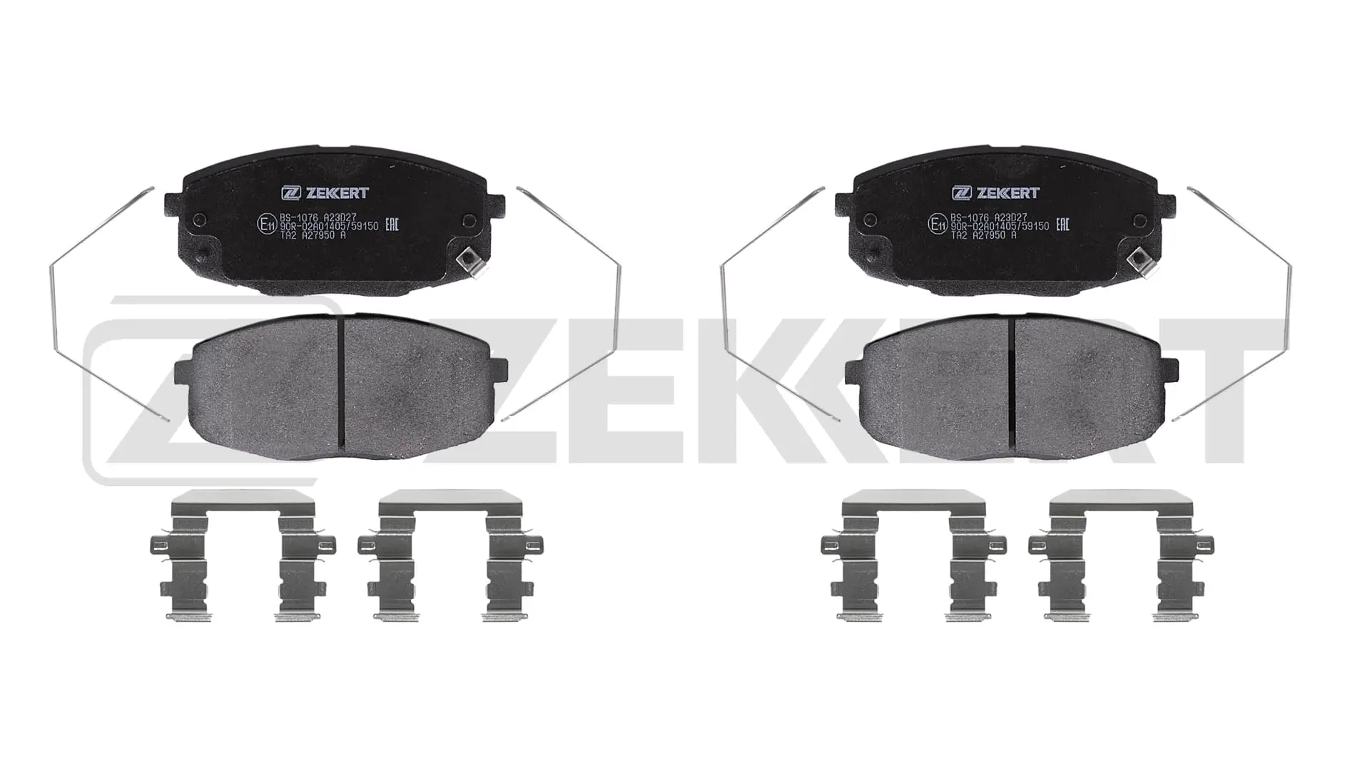 ZEKKERT fékbetétkészlet, tárcsafék - BS-1076 - TothCarparts