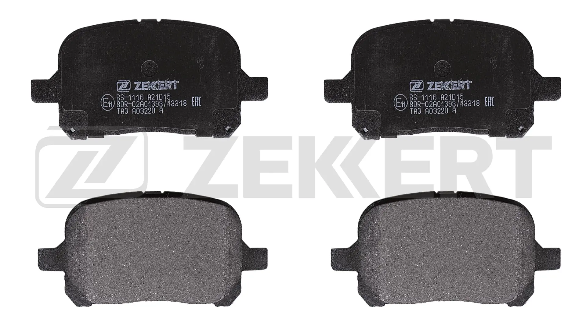 ZEKKERT fékbetétkészlet, tárcsafék - BS-1116 - TothCarparts