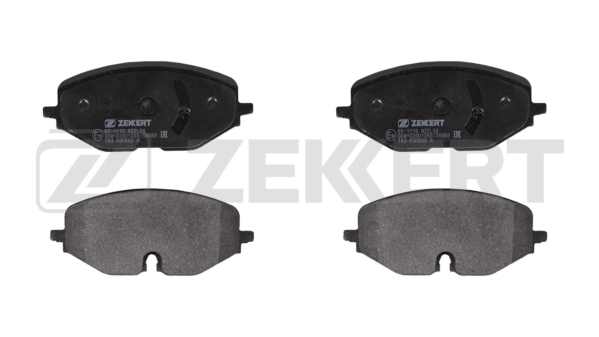 ZEKKERT fékbetétkészlet, tárcsafék - BS-1119 - TothCarparts