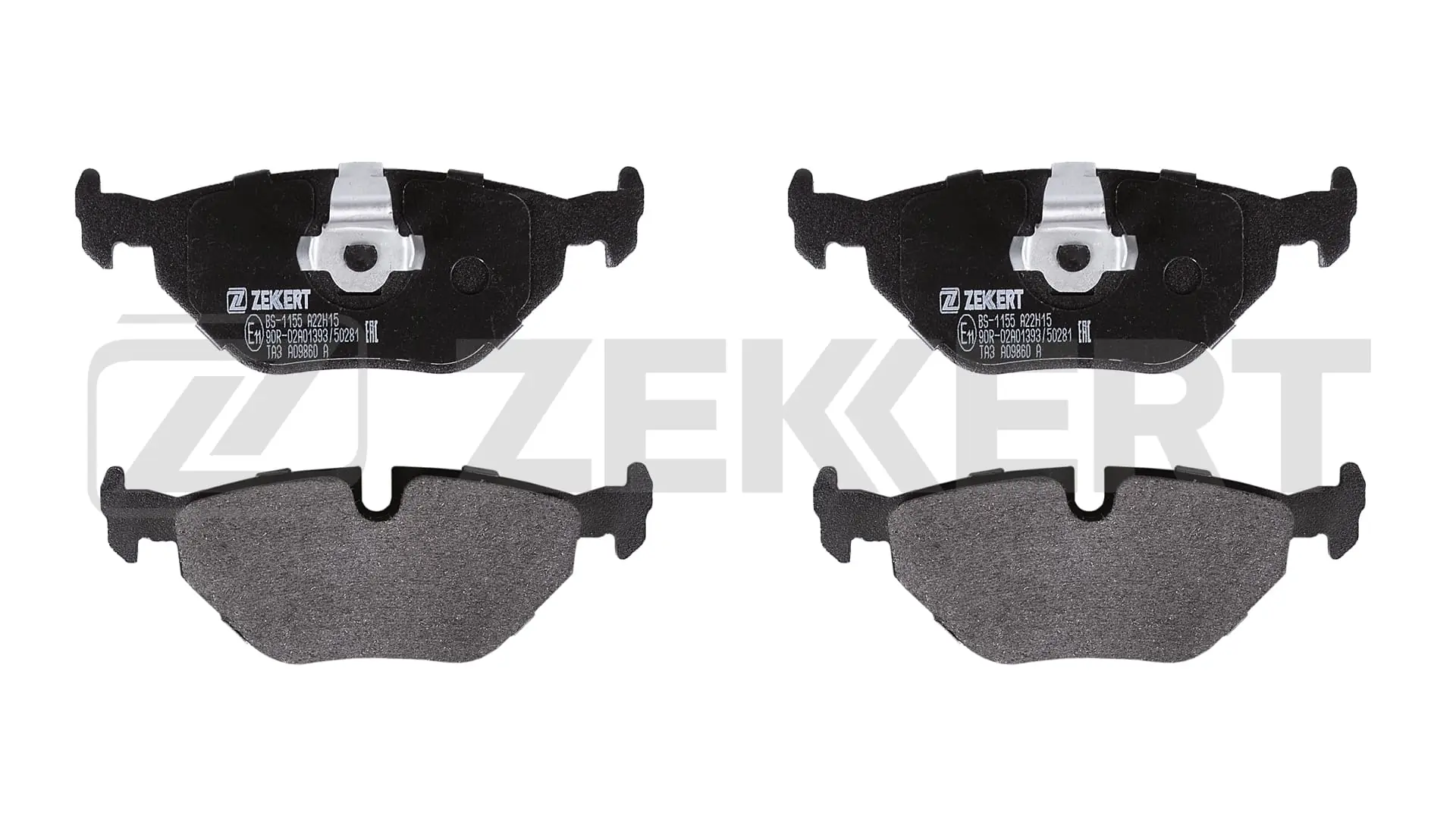 ZEKKERT fékbetétkészlet, tárcsafék - BS-1155 - TothCarparts