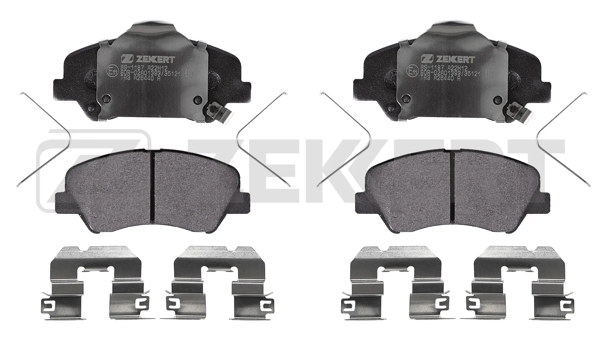 ZEKKERT fékbetétkészlet, tárcsafék - BS-1187 - TothCarparts