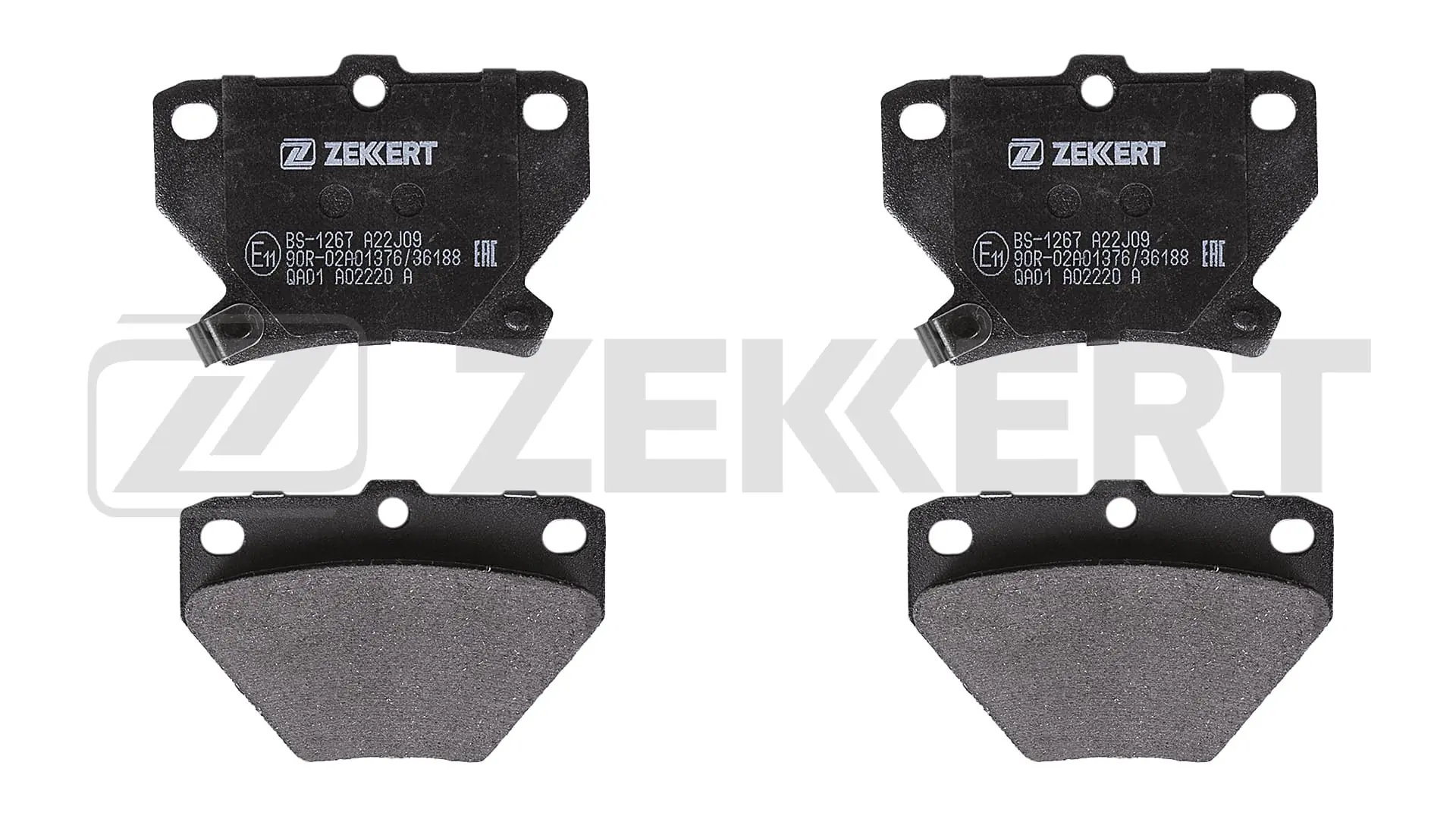 ZEKKERT fékbetétkészlet, tárcsafék - BS-1267 - TothCarparts