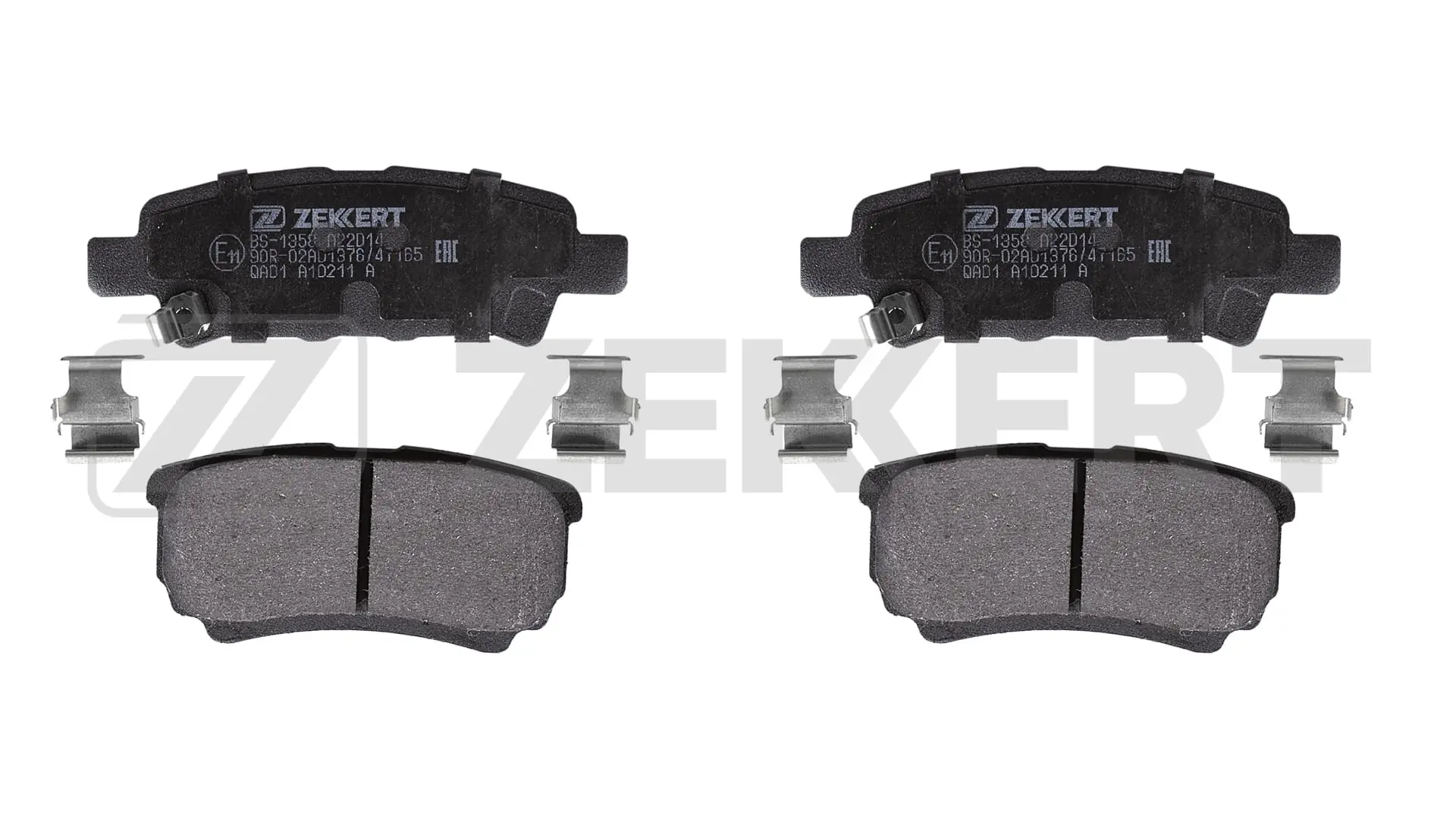 ZEKKERT fékbetétkészlet, tárcsafék - BS-1358 - TothCarparts