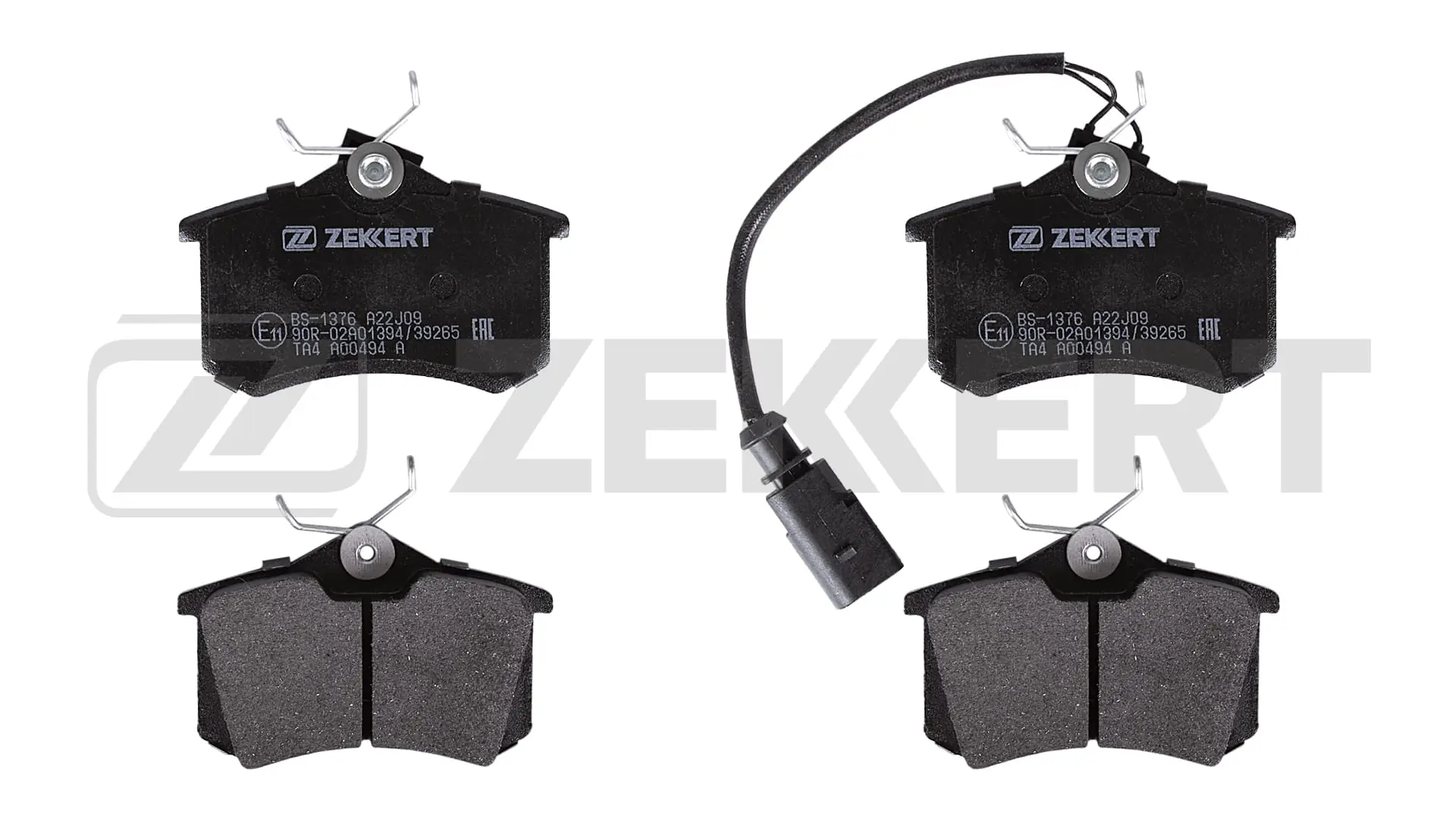 ZEKKERT fékbetétkészlet, tárcsafék - BS-1376 - TothCarparts