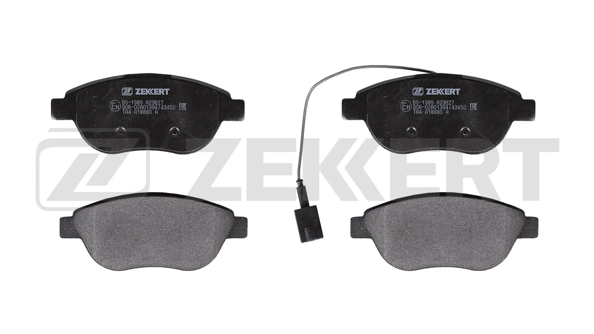 ZEKKERT fékbetétkészlet, tárcsafék - BS-1389 - TothCarparts