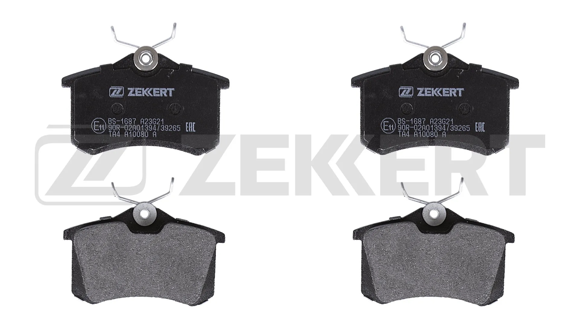 ZEKKERT fékbetétkészlet, tárcsafék - BS-1687 - TothCarparts