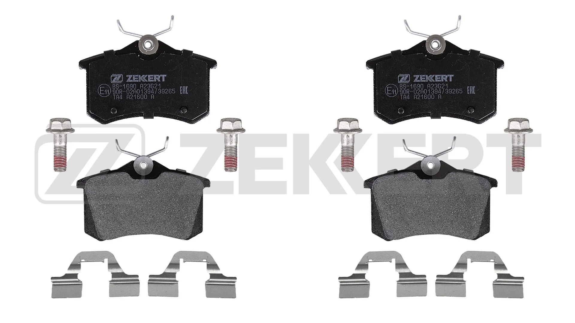 ZEKKERT fékbetétkészlet, tárcsafék - BS-1690 - TothCarparts