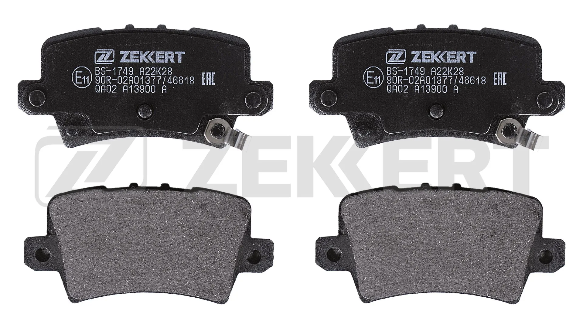 ZEKKERT fékbetétkészlet, tárcsafék - BS-1749 - TothCarparts