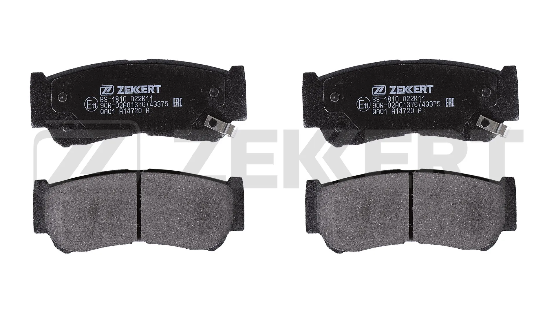 ZEKKERT fékbetétkészlet, tárcsafék - BS-1810 - TothCarparts