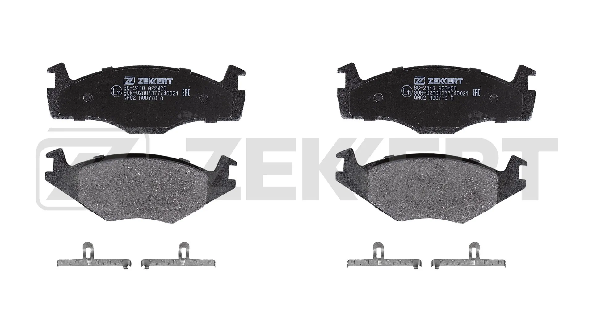 ZEKKERT fékbetétkészlet, tárcsafék - BS-2418 - TothCarparts