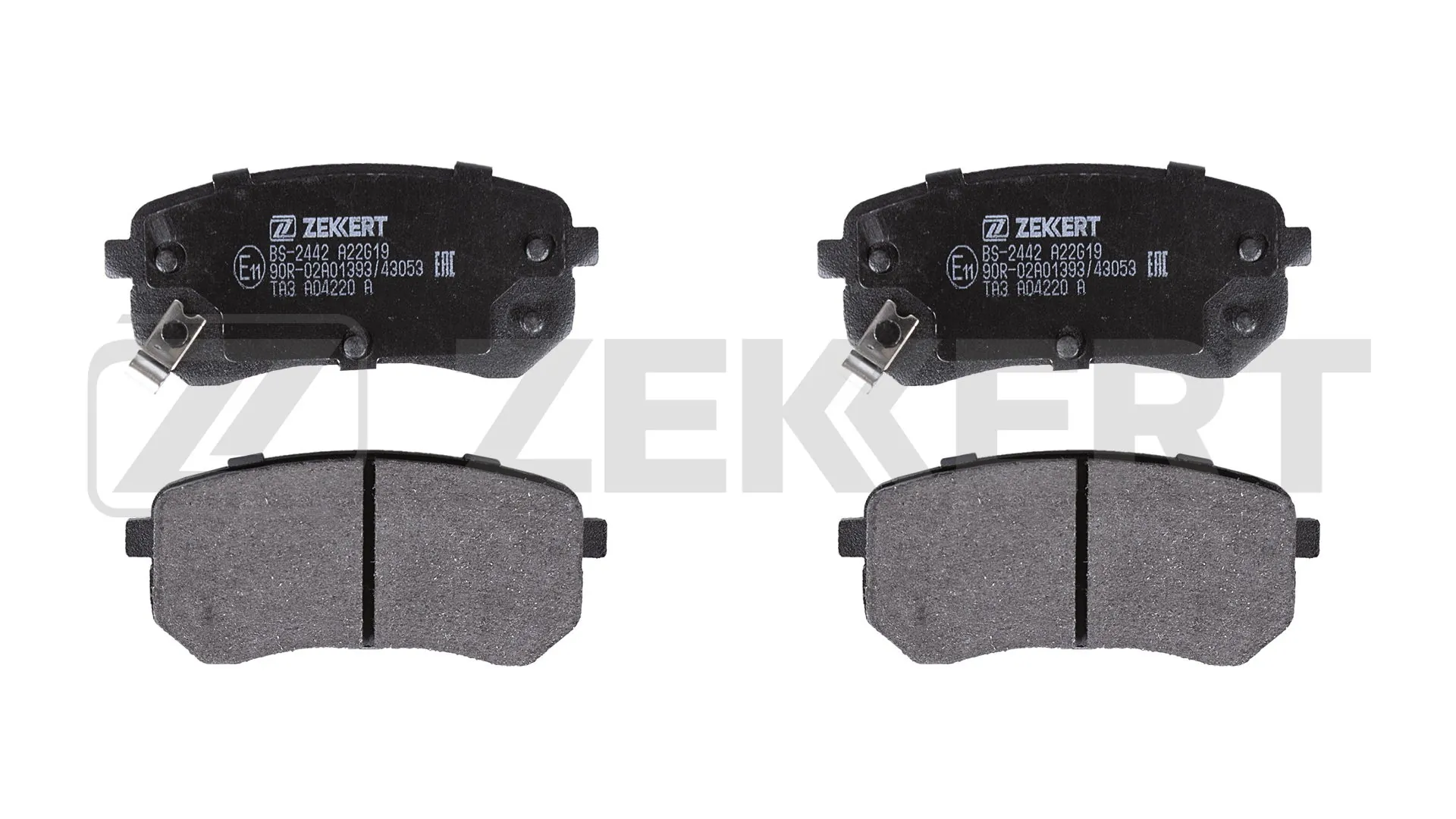 ZEKKERT fékbetétkészlet, tárcsafék - BS-2442 - TothCarparts