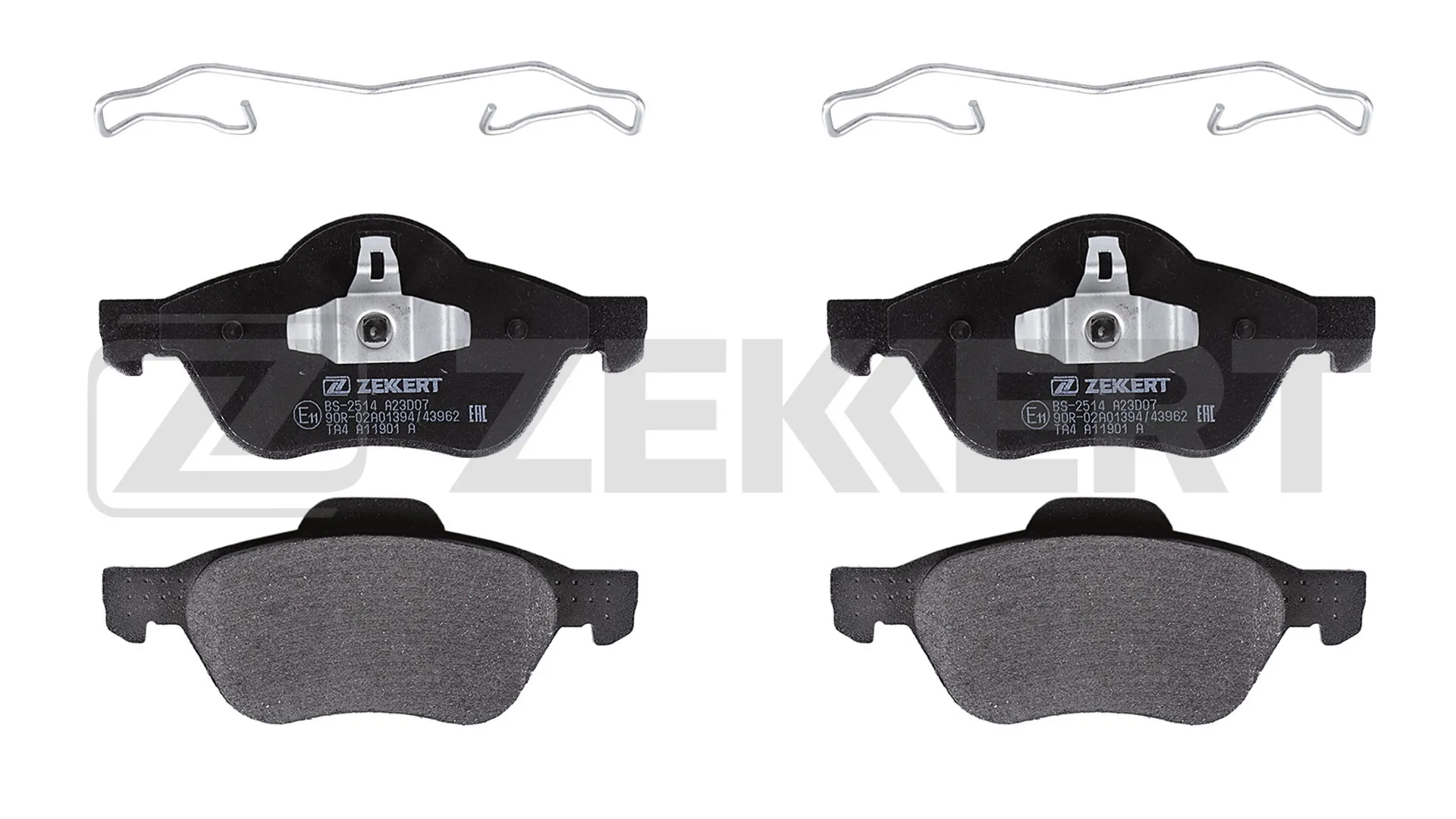 ZEKKERT fékbetétkészlet, tárcsafék - BS-2514 - TothCarparts