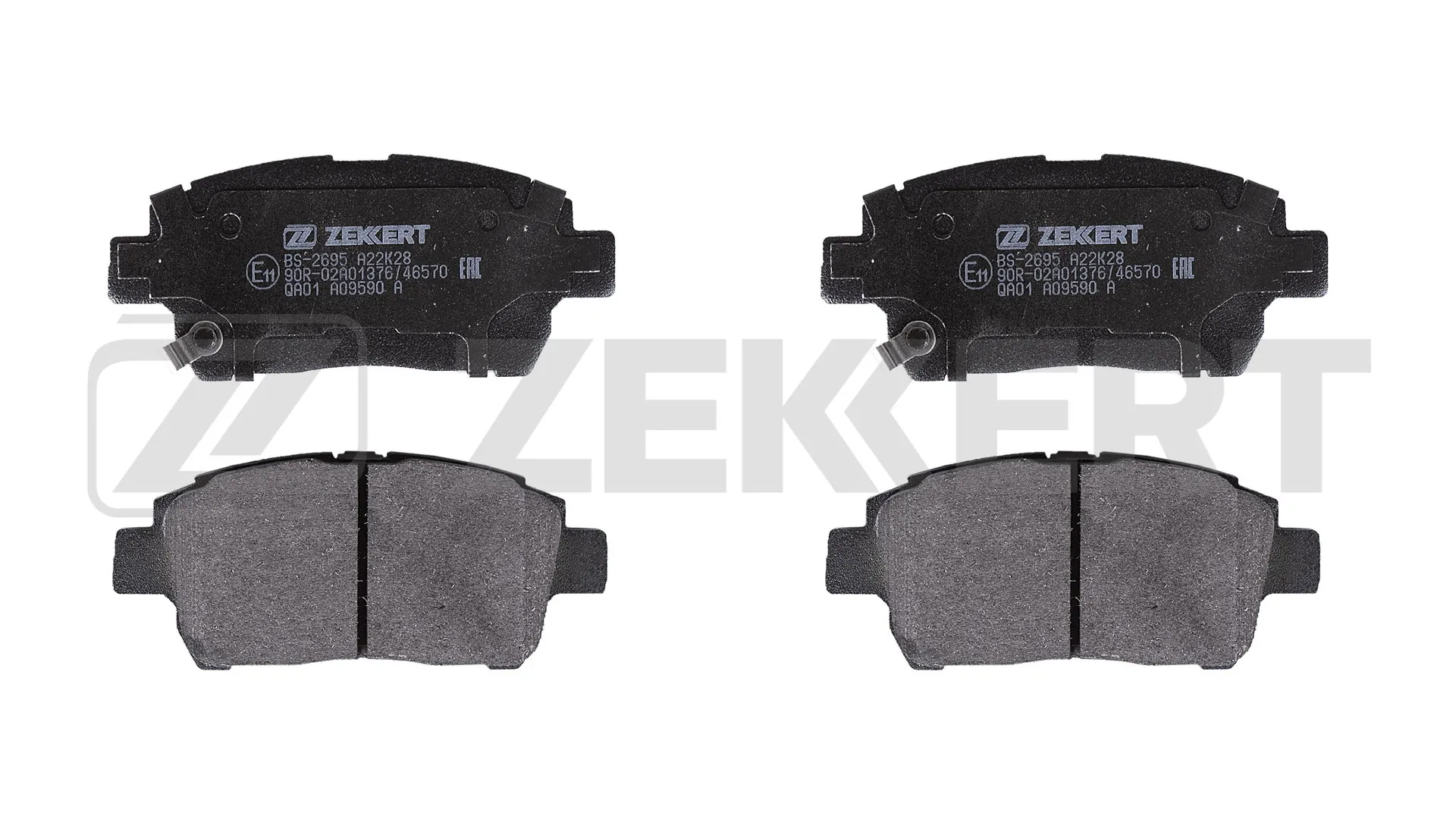 ZEKKERT fékbetétkészlet, tárcsafék - BS-2695 - TothCarparts