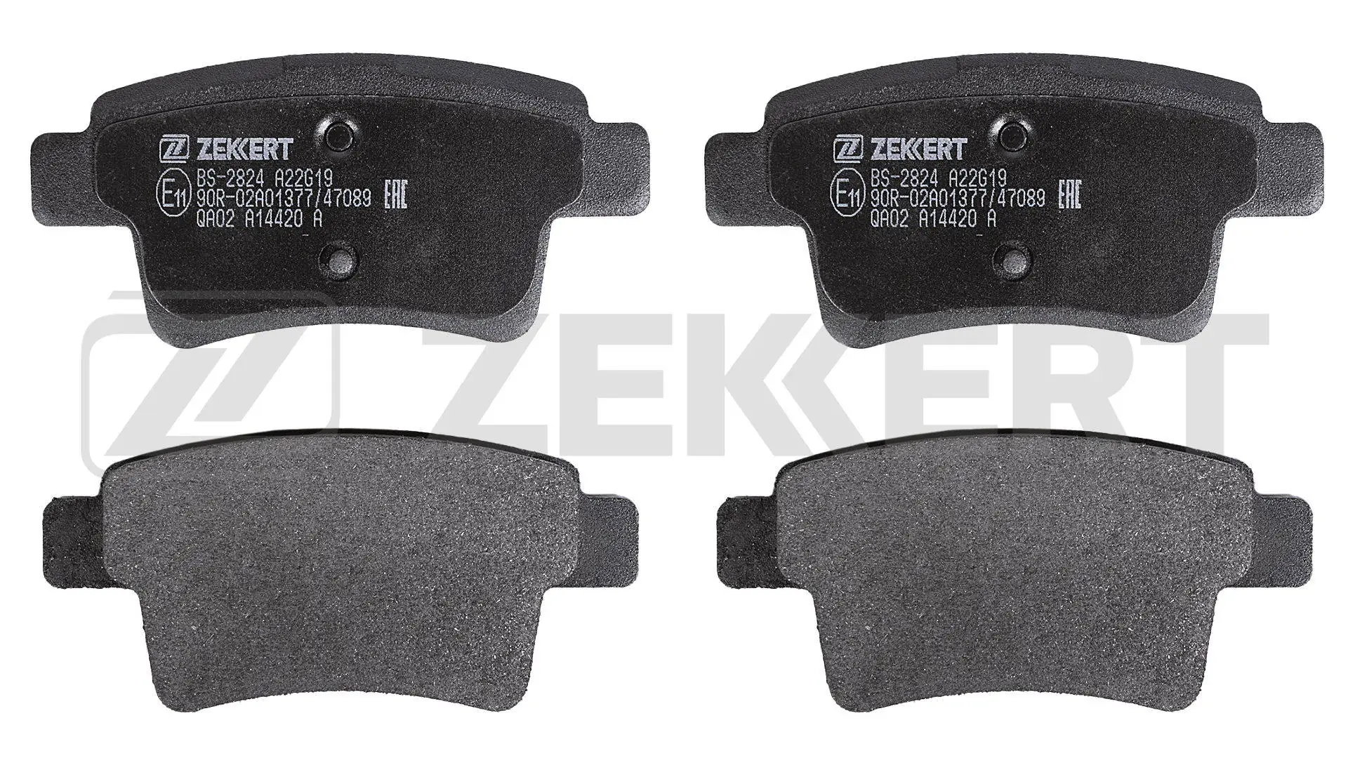 ZEKKERT fékbetétkészlet, tárcsafék - BS-2824 - TothCarparts