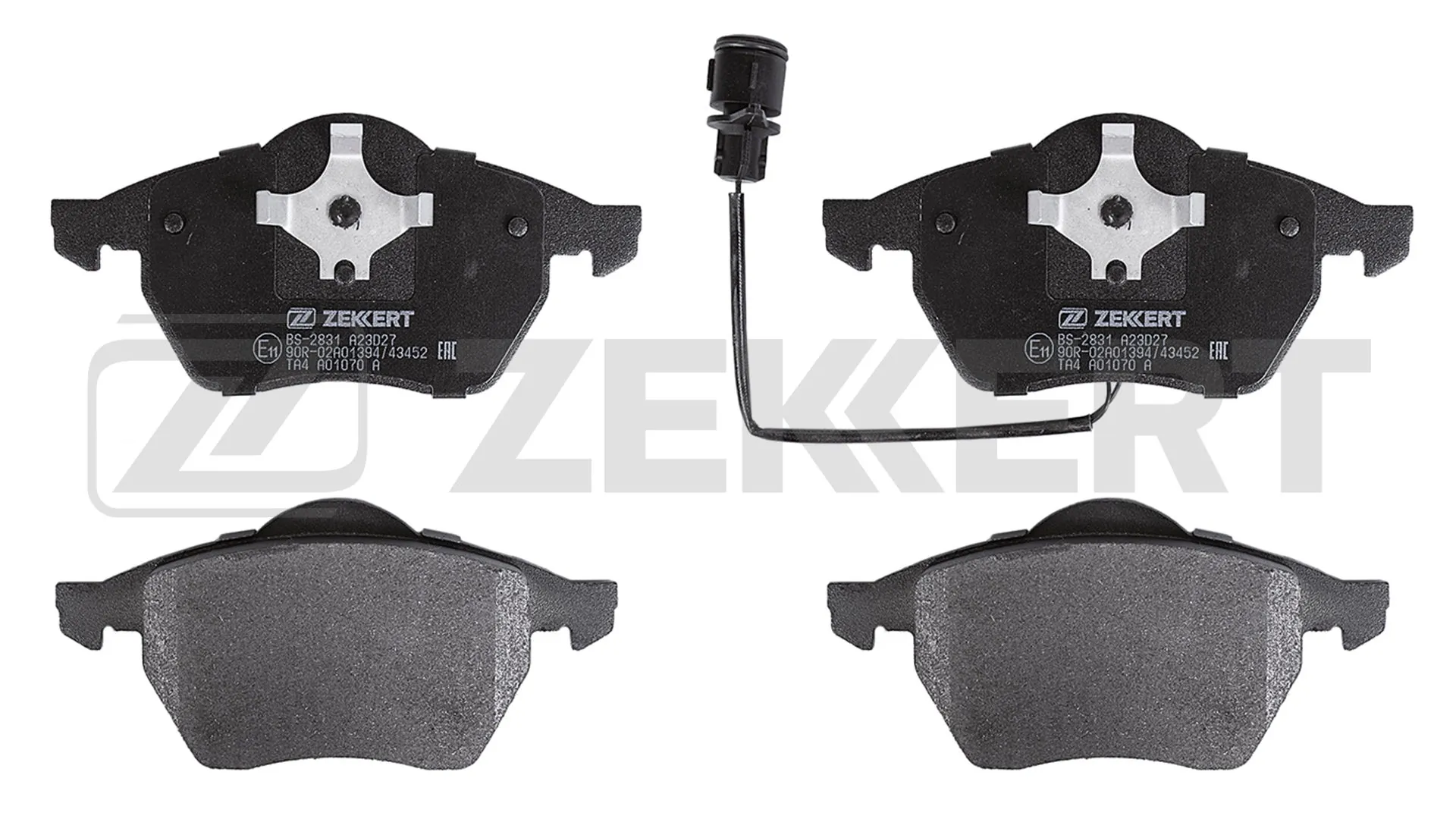 ZEKKERT fékbetétkészlet, tárcsafék - BS-2831 - TothCarparts