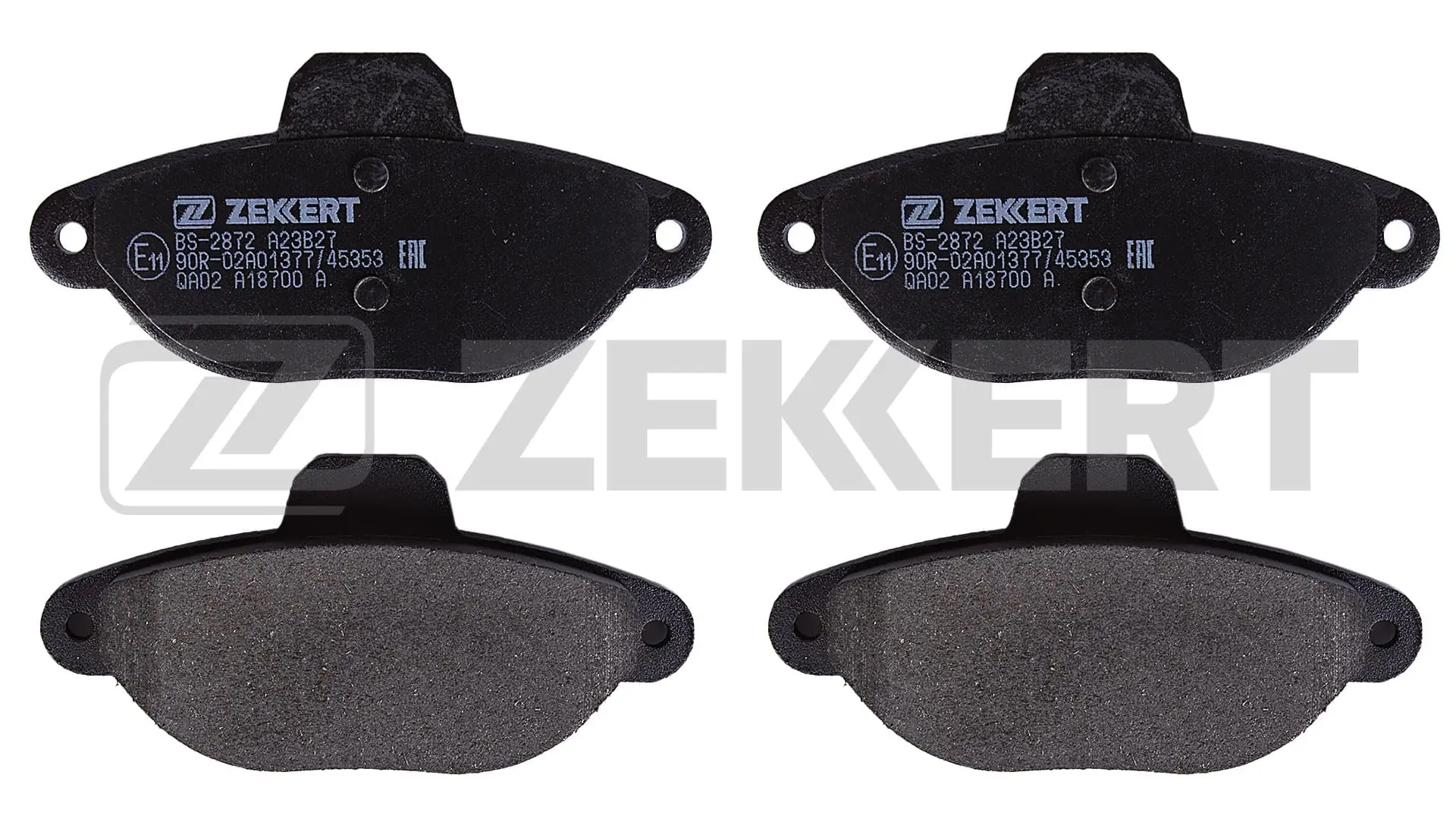 ZEKKERT fékbetétkészlet, tárcsafék - BS-2872 - TothCarparts