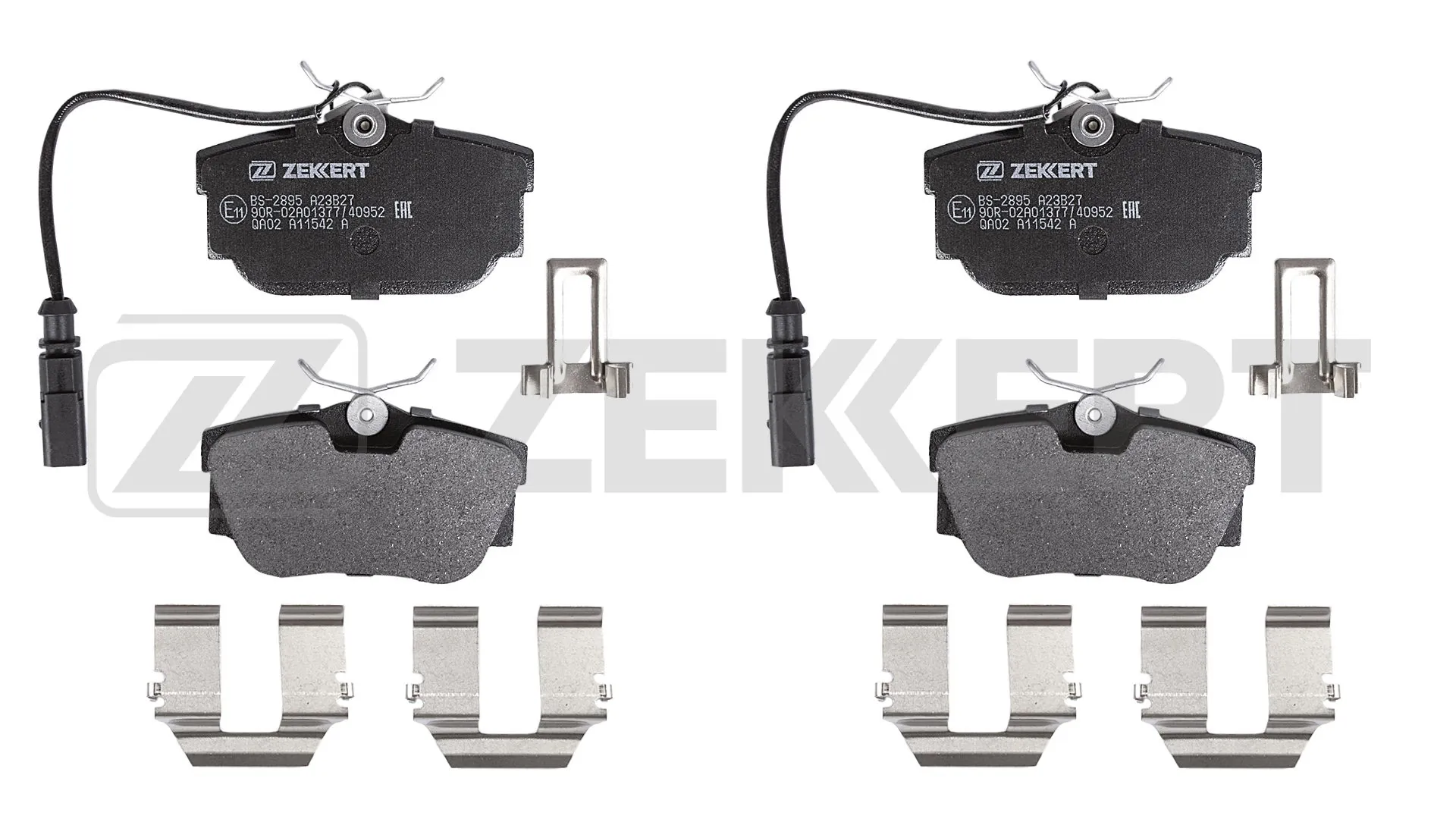 ZEKKERT fékbetétkészlet, tárcsafék - BS-2895 - TothCarparts