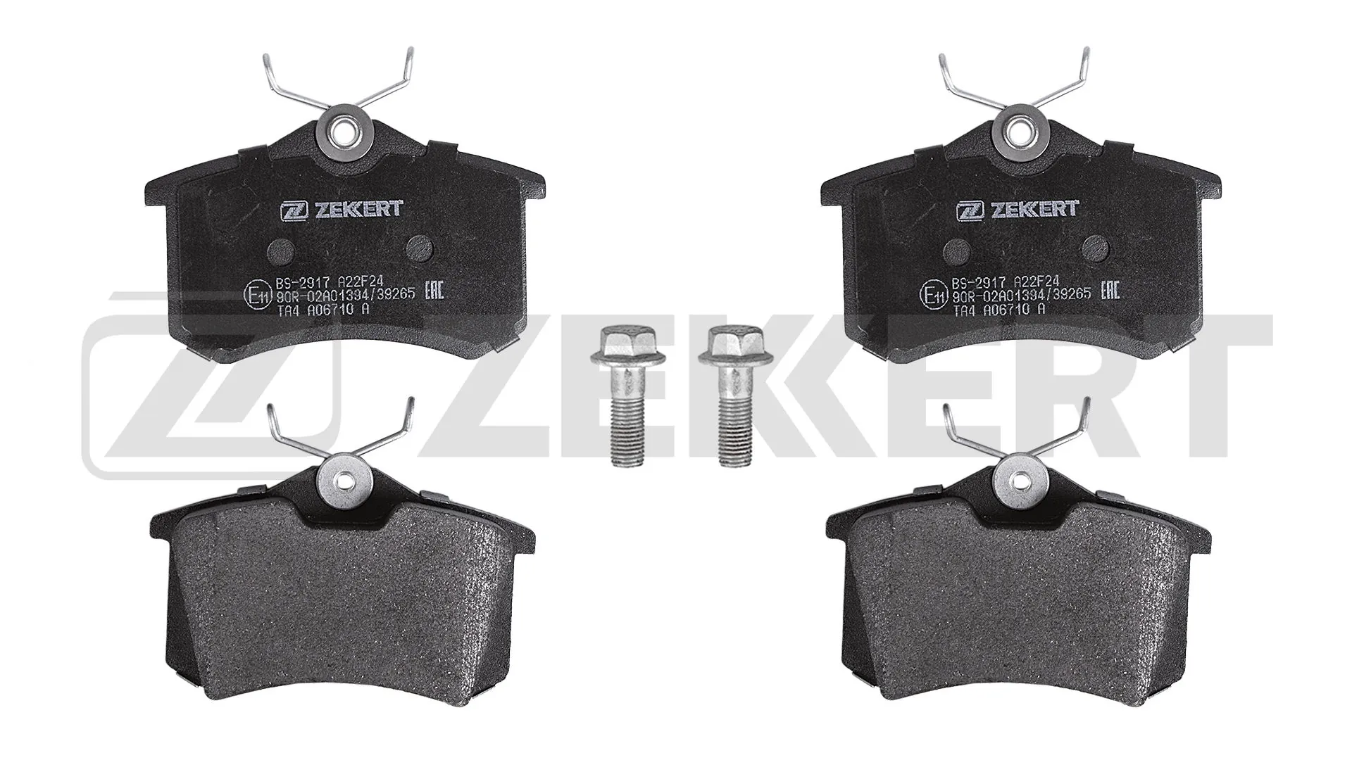 ZEKKERT fékbetétkészlet, tárcsafék - BS-2917 - TothCarparts