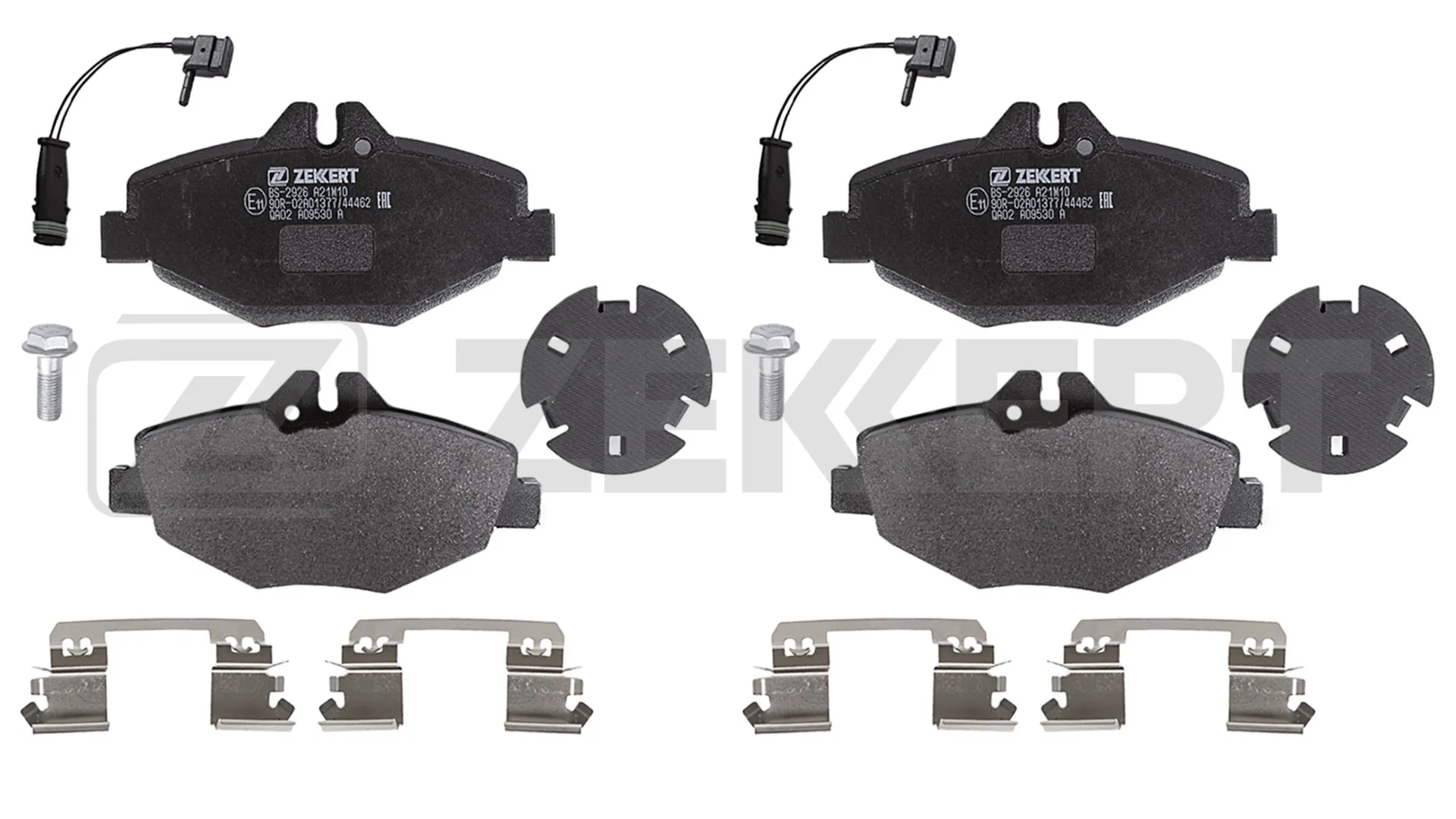 ZEKKERT fékbetétkészlet, tárcsafék - BS-2926 - TothCarparts