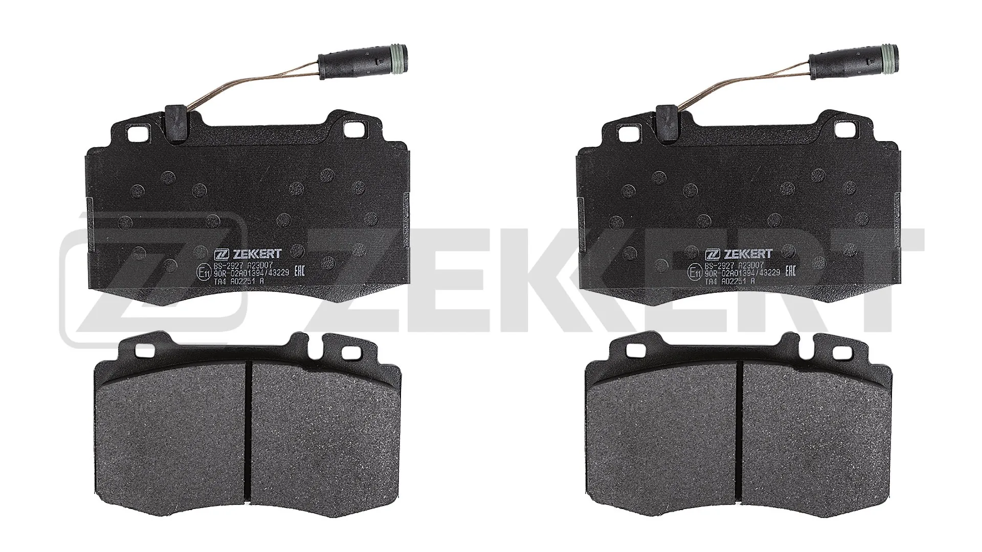 ZEKKERT fékbetétkészlet, tárcsafék - BS-2927 - TothCarparts