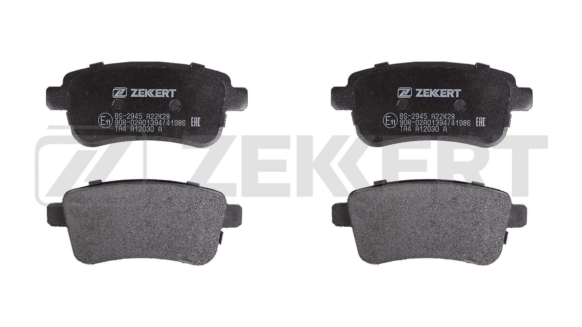 ZEKKERT fékbetétkészlet, tárcsafék - BS-2945 - TothCarparts