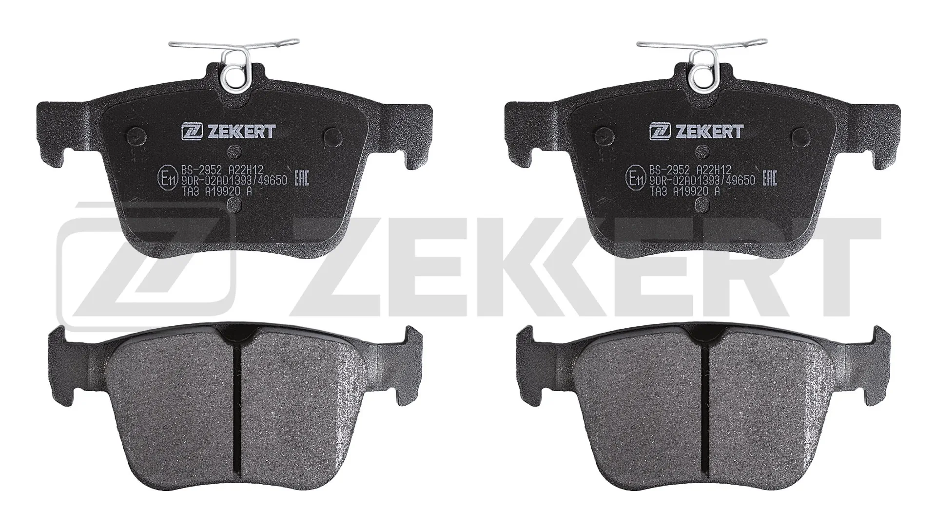 ZEKKERT fékbetétkészlet, tárcsafék - BS-2952 - TothCarparts