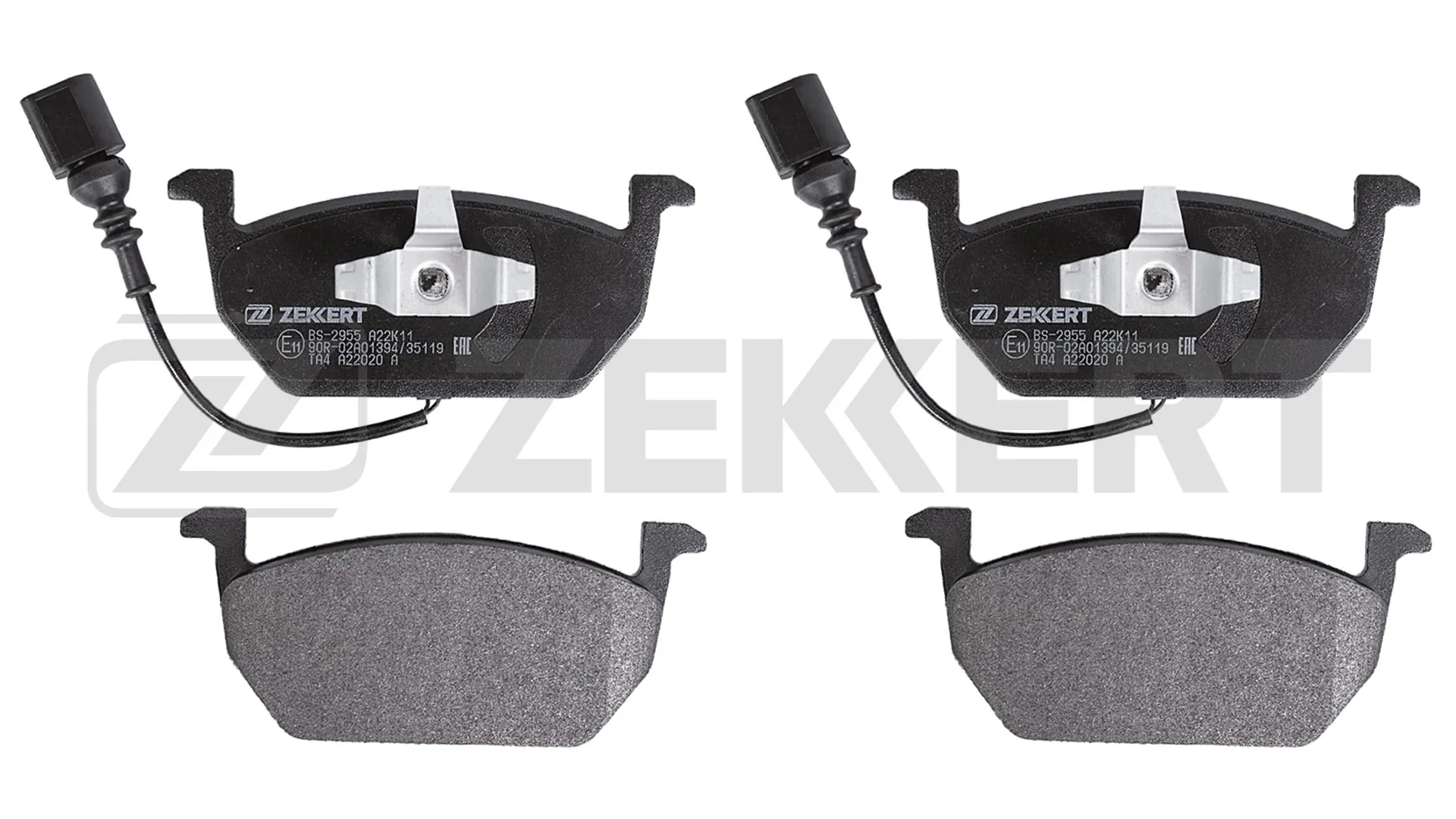 ZEKKERT fékbetétkészlet, tárcsafék - BS-2955 - TothCarparts