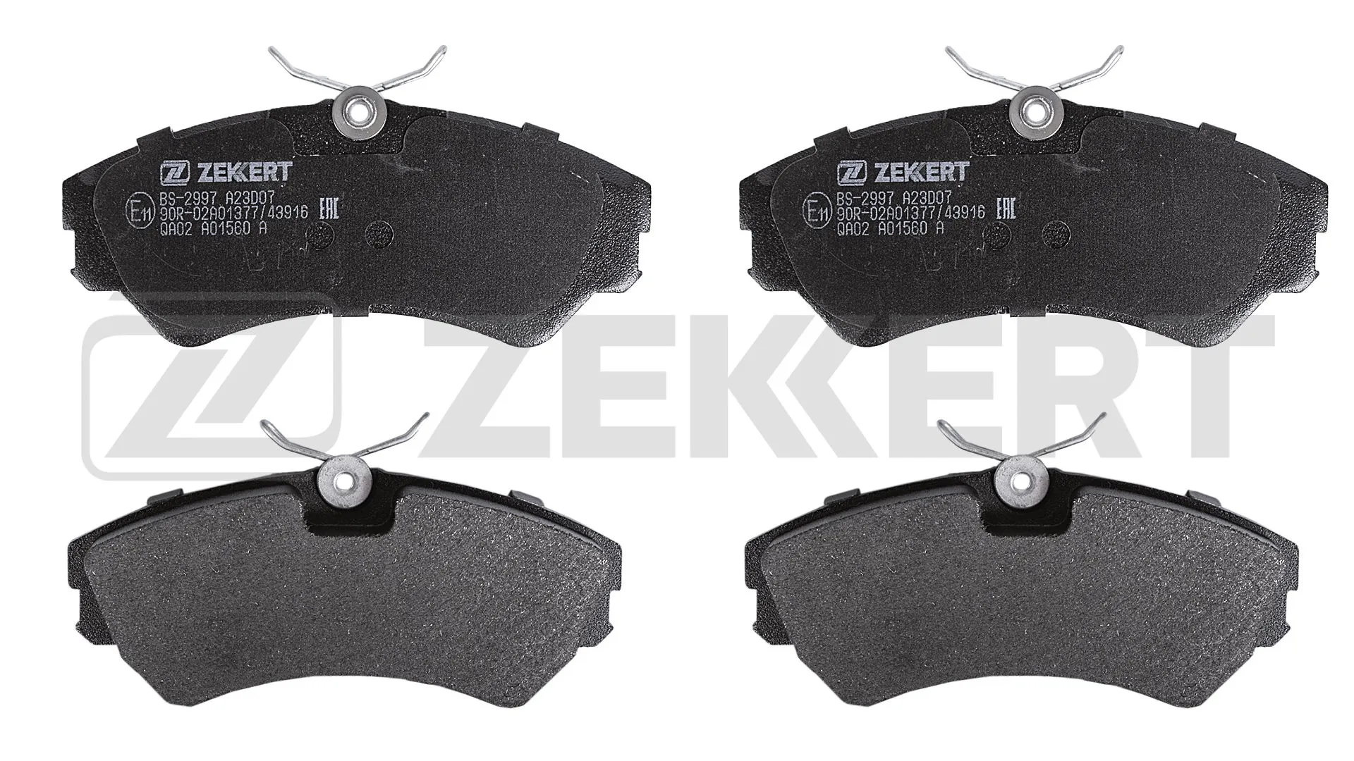 ZEKKERT fékbetétkészlet, tárcsafék - BS-2997 - TothCarparts
