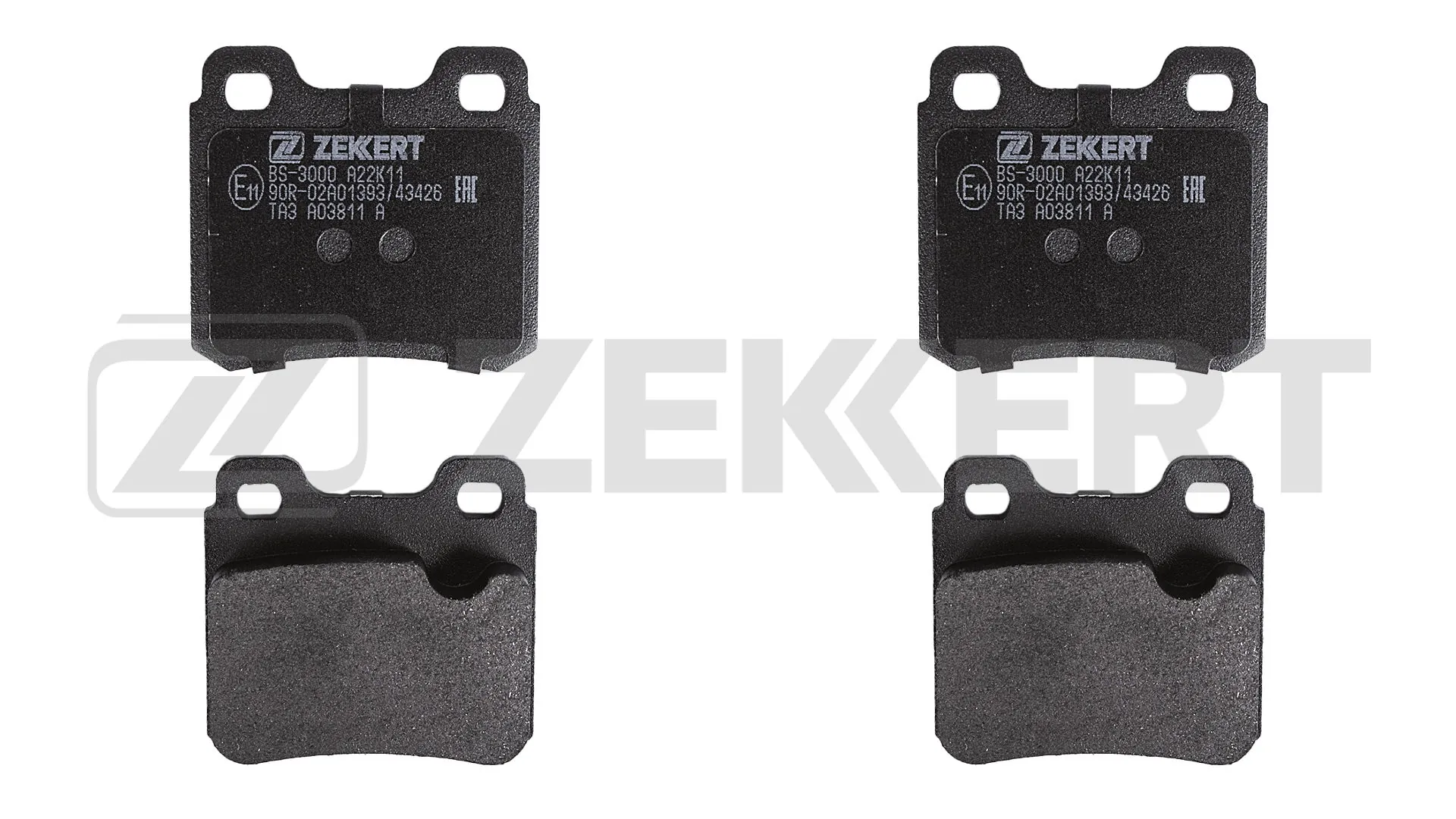 ZEKKERT fékbetétkészlet, tárcsafék - BS-3000 - TothCarparts