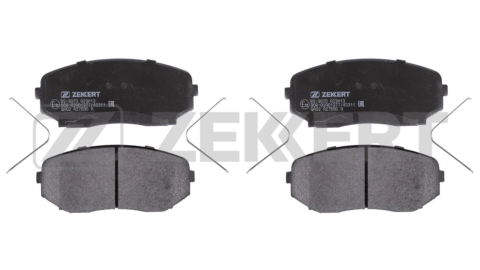 ZEKKERT fékbetétkészlet, tárcsafék - BS-3070 - TothCarparts
