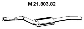 VEGAZ GmbH középső hangtompító - BS-345 - TothCarparts