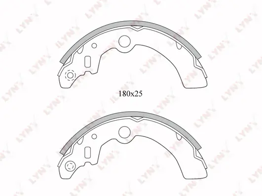 LYNXAUTO fékpofakészlet - BS-5101 - TothCarparts