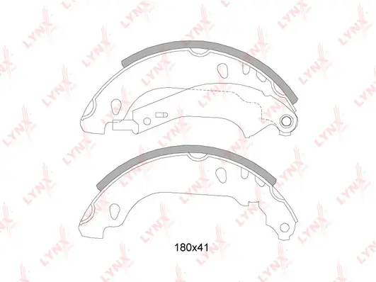 LYNXAUTO fékpofakészlet - BS-6305 - TothCarparts