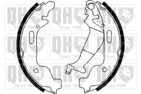 QUINTON HAZELL fékpofakészlet - BS1112 - TothCarparts